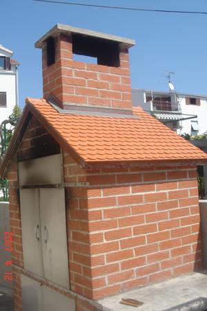 Balkangrill Biberschwanzdachziegel, M 1: 2,5