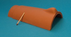 Firstziegel, Maßstab 1:2,5 - vergrößerte Ansicht zeigen
